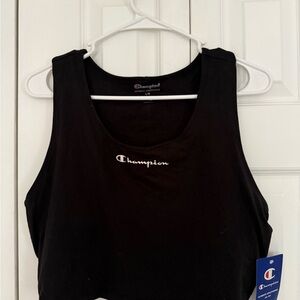 Champion Women's Black Crop Top